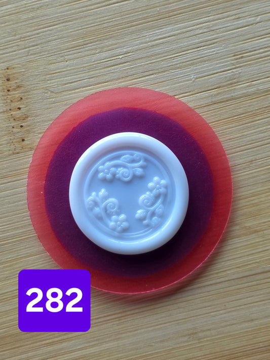 FLOWER MEDALLION CHOCOLATE MOLDS