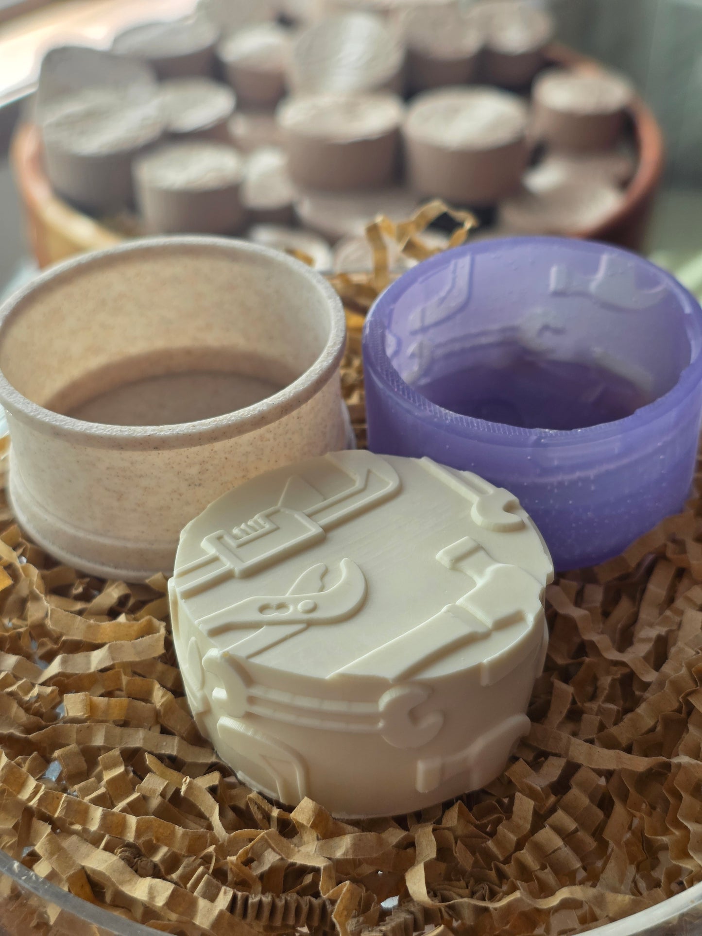 MOTHER'S DAY/FATHER'S DAY PIXIE BLING CUPS AND TOPPERS (2 1/8) & (1-3/4) BENTY AND PIXIE
