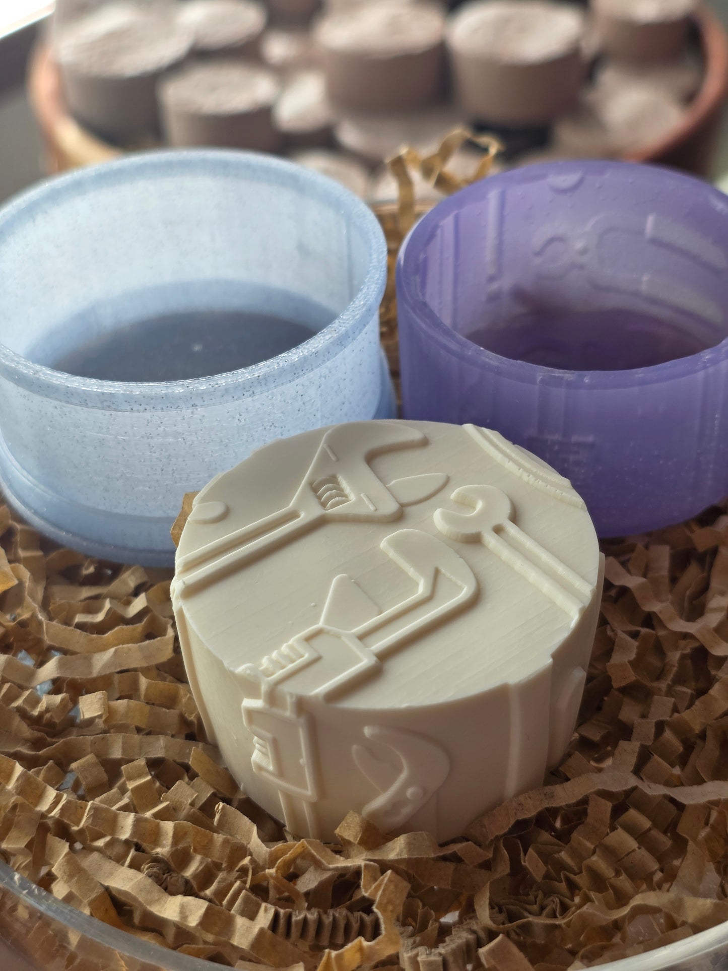 MOTHER'S DAY/FATHER'S DAY PIXIE BLING CUPS AND TOPPERS (2 1/8) & (1-3/4) BENTY AND PIXIE