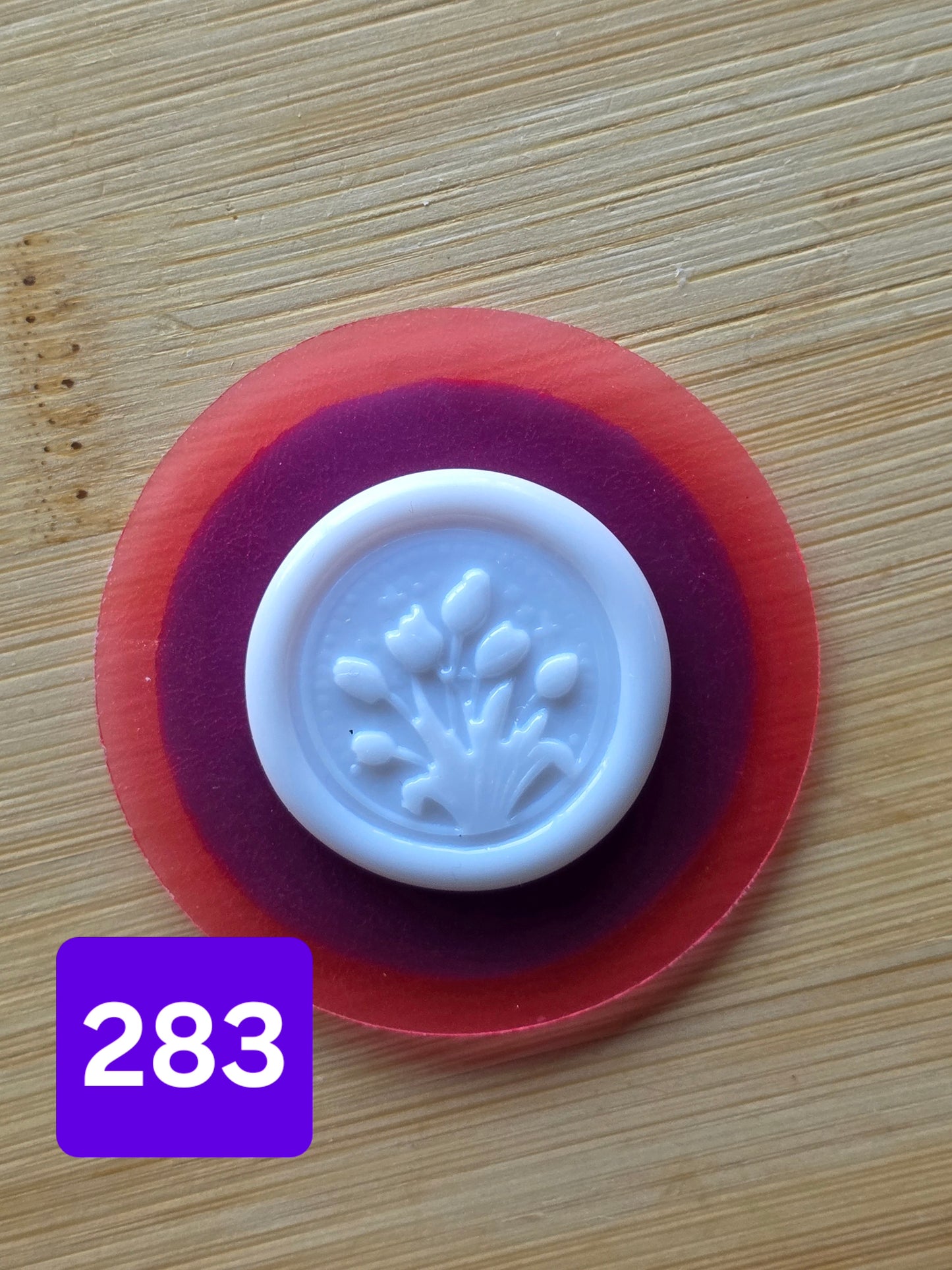 FLOWER MEDALLION CHOCOLATE MOLDS