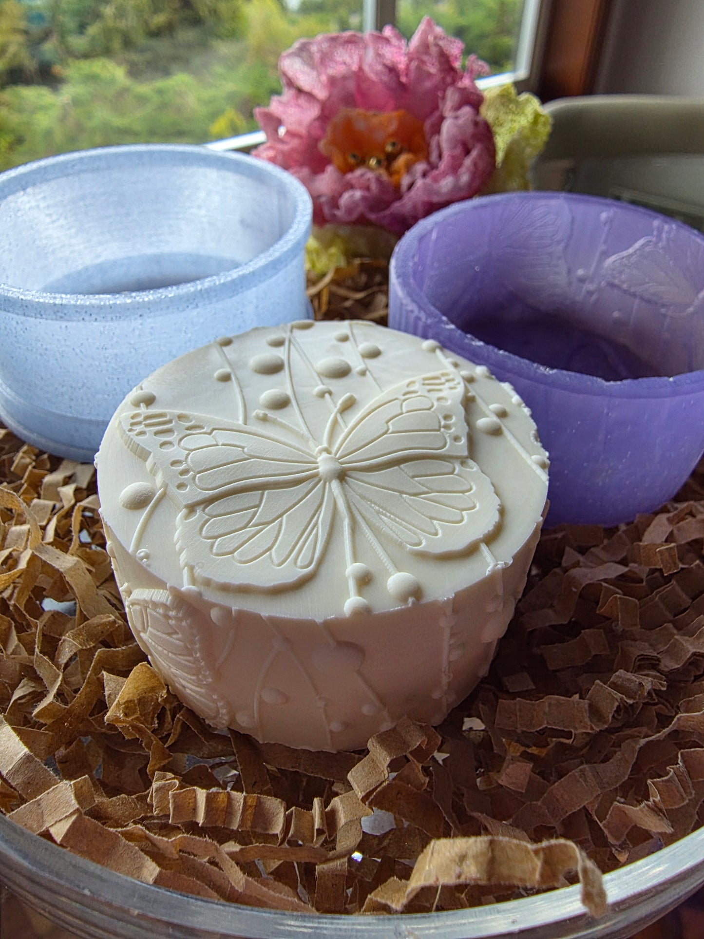 MOTHER'S DAY/FATHER'S DAY PIXIE BLING CUPS AND TOPPERS (2 1/8) & (1-3/4) BENTY AND PIXIE