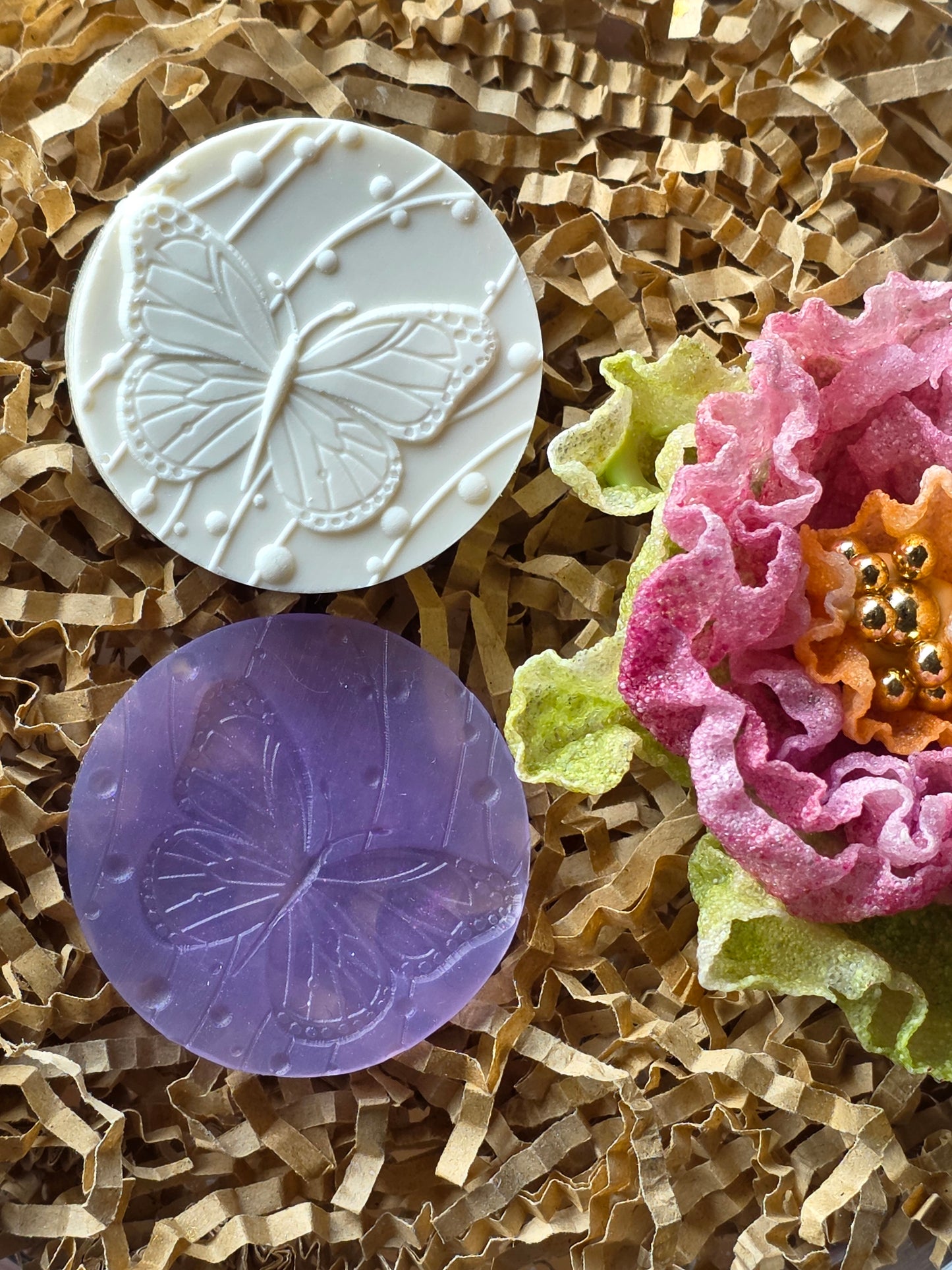 MOTHER'S DAY/FATHER'S DAY PIXIE BLING CUPS AND TOPPERS (2 1/8) & (1-3/4) BENTY AND PIXIE