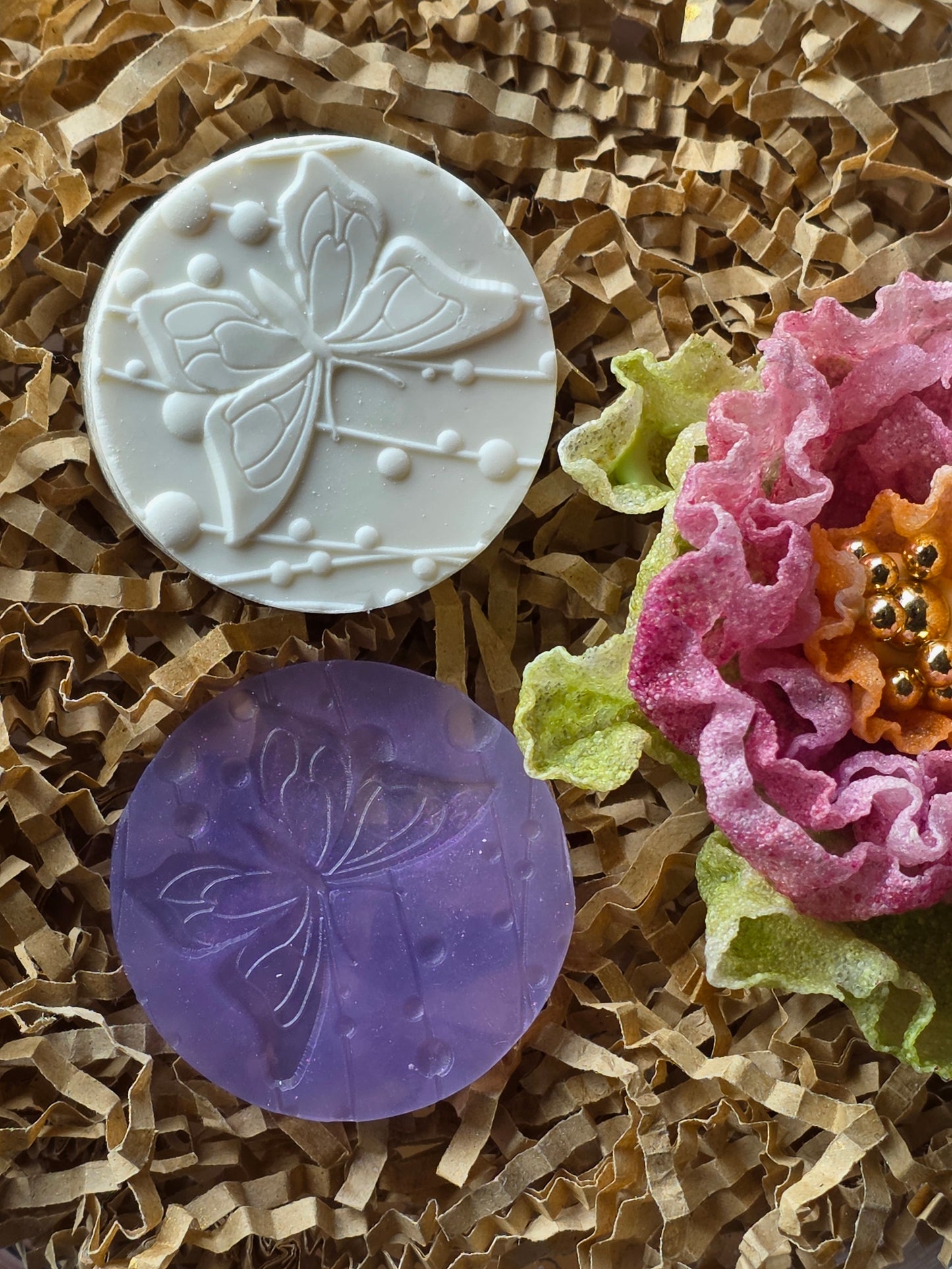 MOTHER'S DAY/FATHER'S DAY PIXIE BLING CUPS AND TOPPERS (2 1/8) & (1-3/4) BENTY AND PIXIE