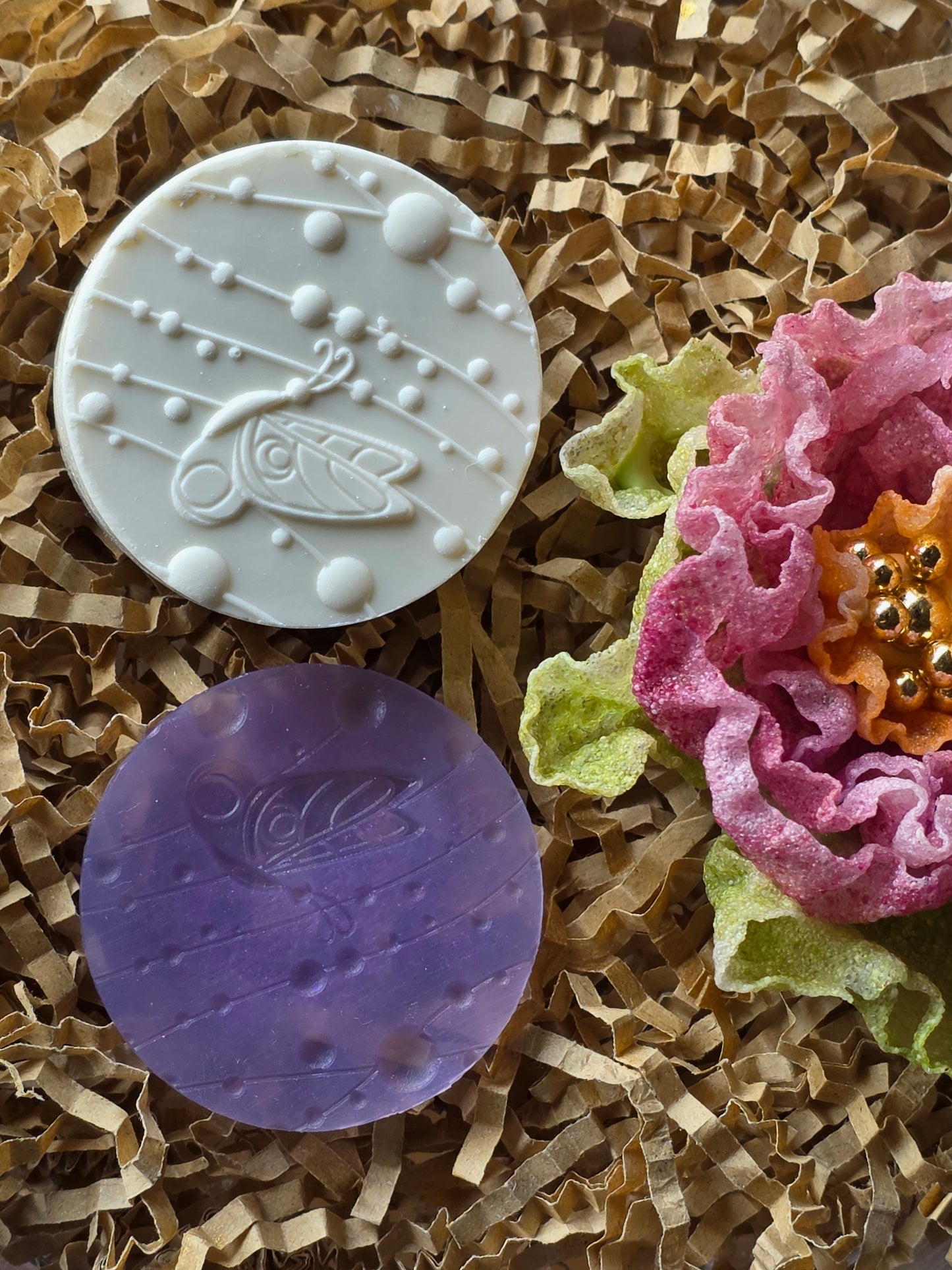 MOTHER'S DAY/FATHER'S DAY PIXIE BLING CUPS AND TOPPERS (2 1/8) & (1-3/4) BENTY AND PIXIE