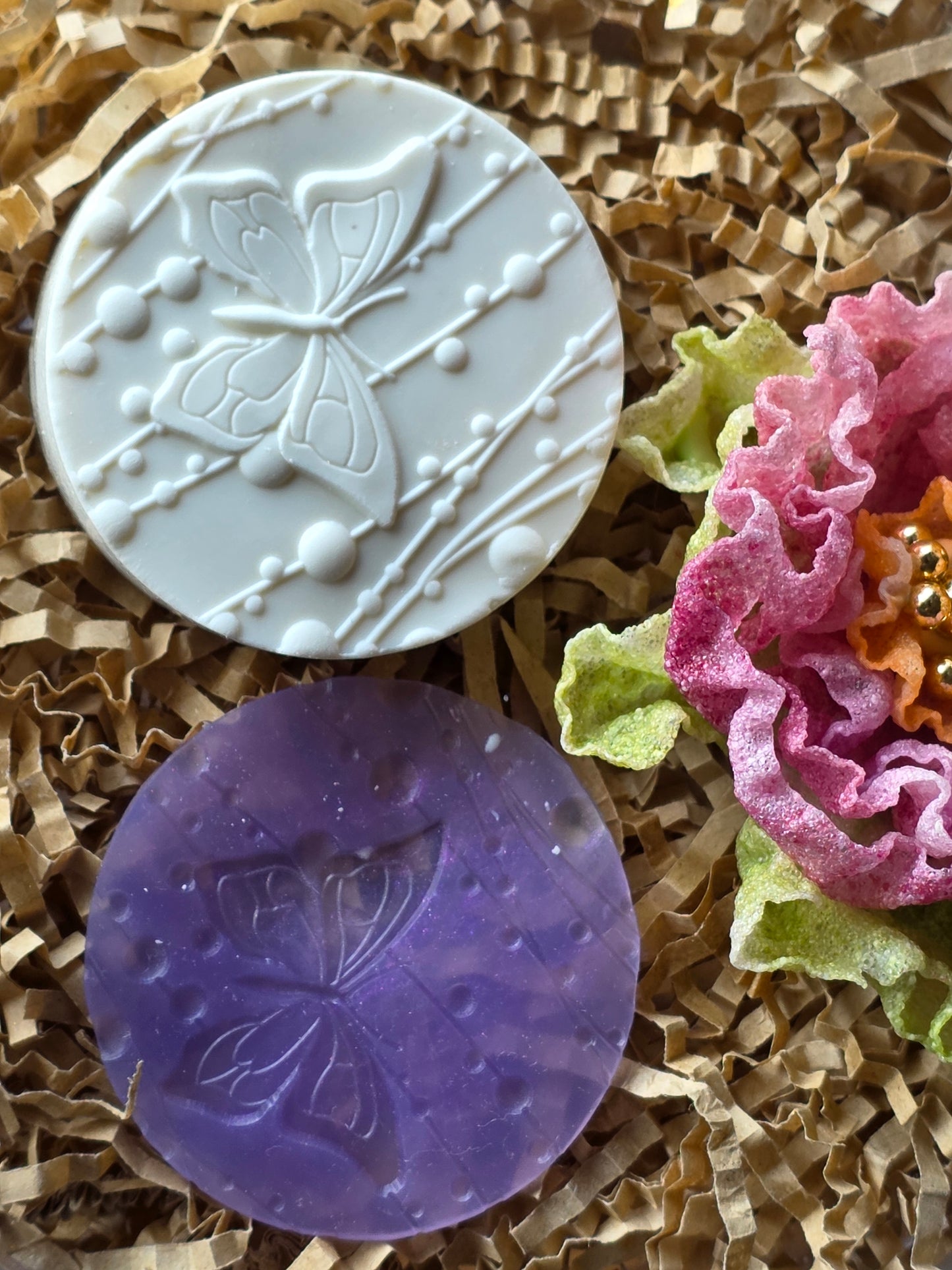 MOTHER'S DAY/FATHER'S DAY PIXIE BLING CUPS AND TOPPERS (2 1/8) & (1-3/4) BENTY AND PIXIE