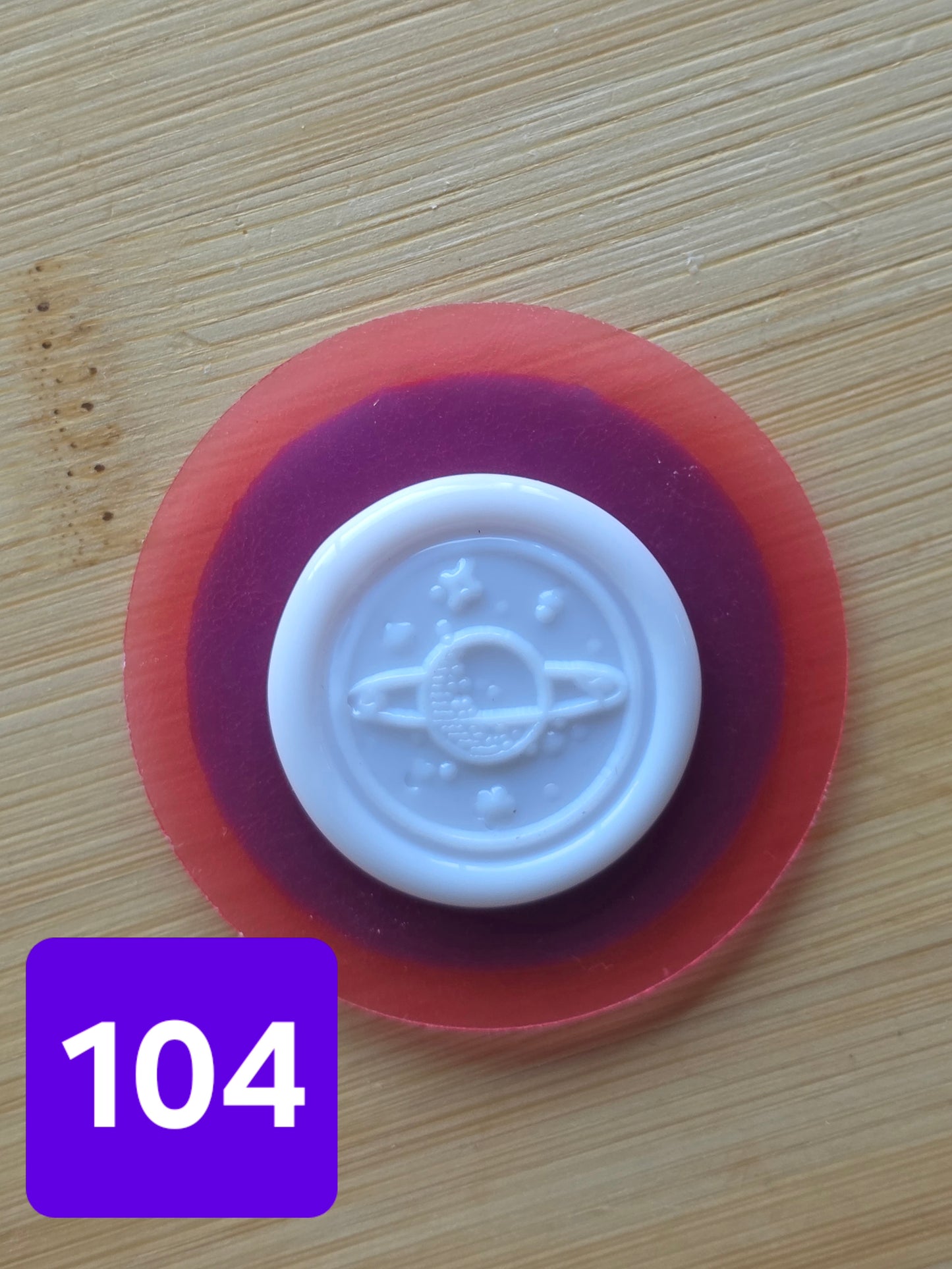 BLUE SPACE MEDALLION CHOCOLATE MOLDS