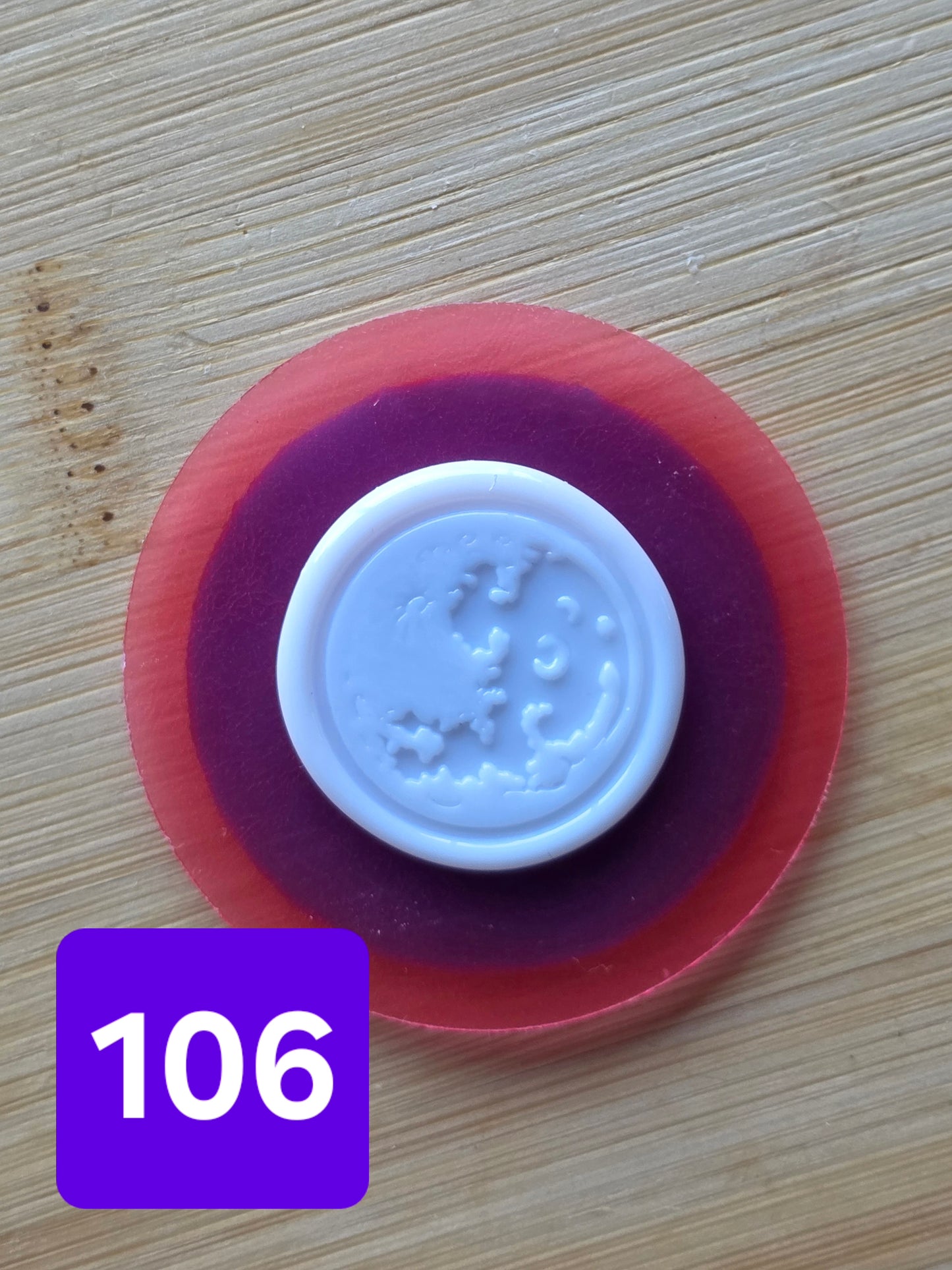 BLUE SPACE MEDALLION CHOCOLATE MOLDS