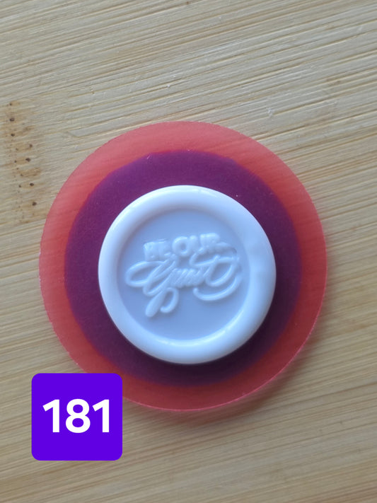 WORD MEDALLION CHOCOLATE MOLDS