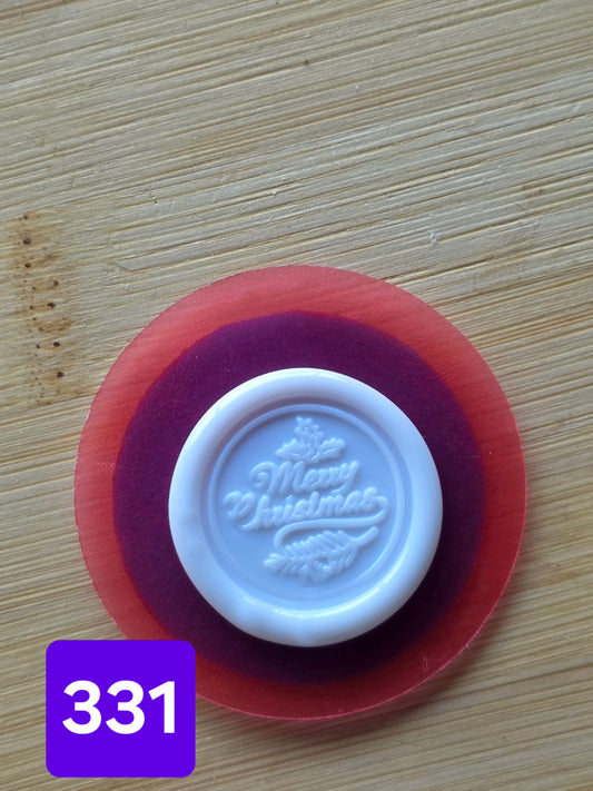 CHRISTMAS MEDALLION CHOCOLATE MOLDS